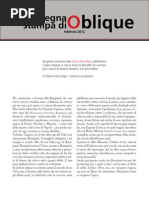 Download La rassegna stampa di febbraio by Oblique Studio SN83926034 doc pdf