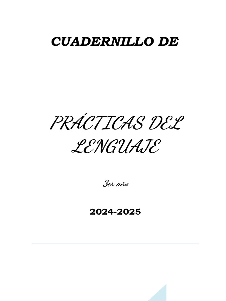 Cuadernillo 3 - A-O PDL 2024-25 | PDF | Blog