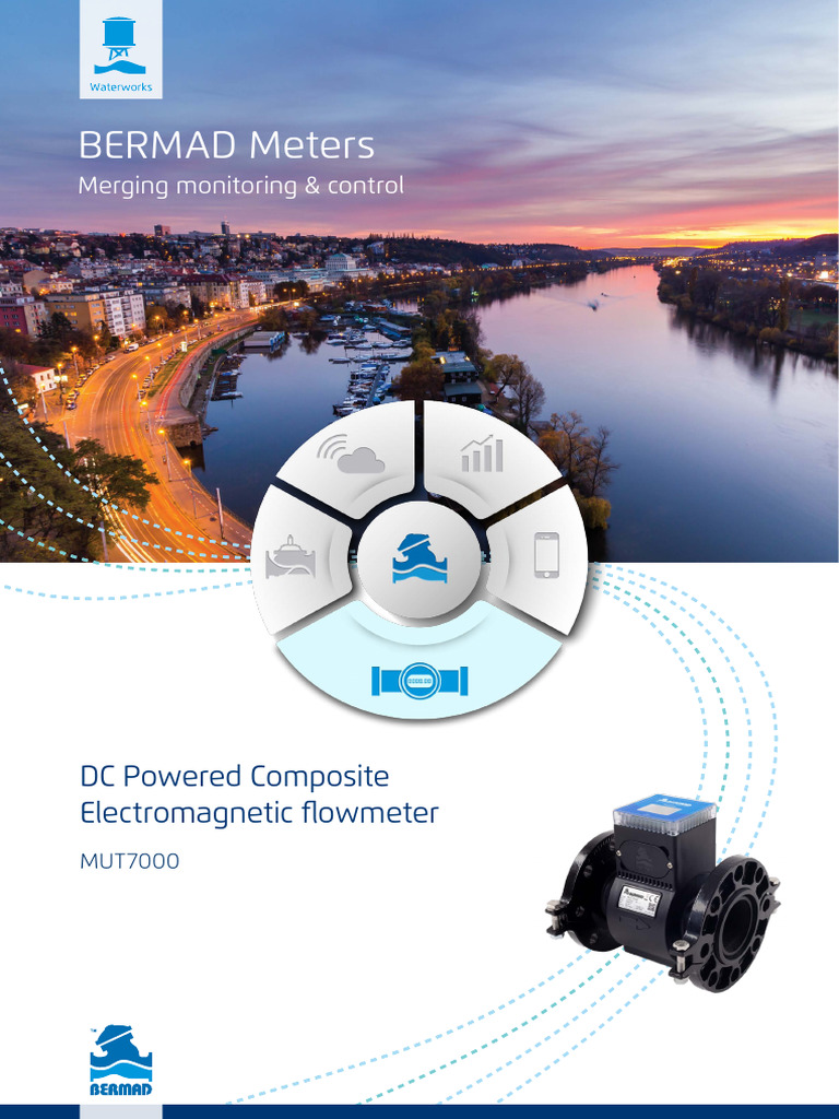 BERMAD MUT7000 Electromagnetic Flowmeter | PDF | Flow Measurement ...