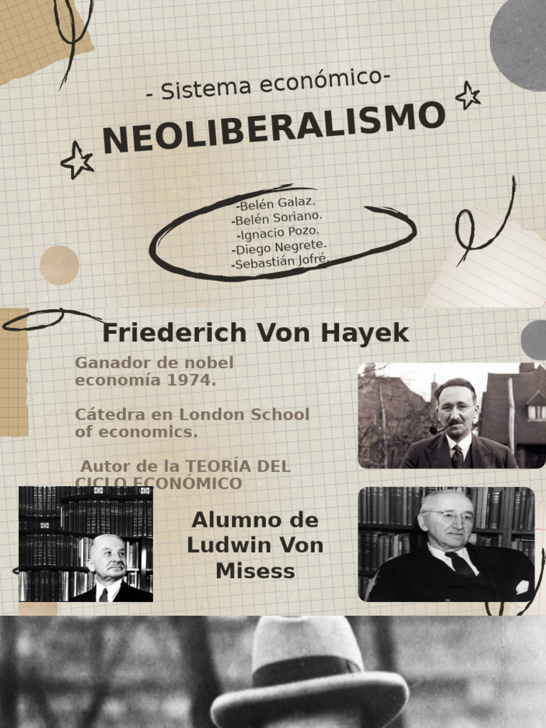 Autores del Neoliberalismo y su Impacto | PDF | Neoliberalismo ...