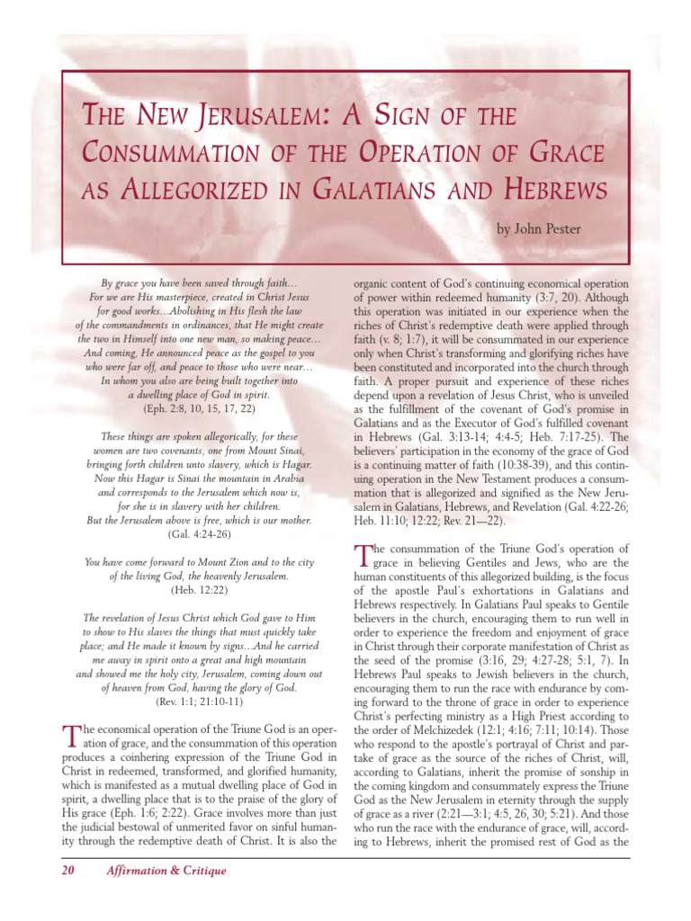 Church | PDF | Epistle To The Galatians | Grace In Christianity
