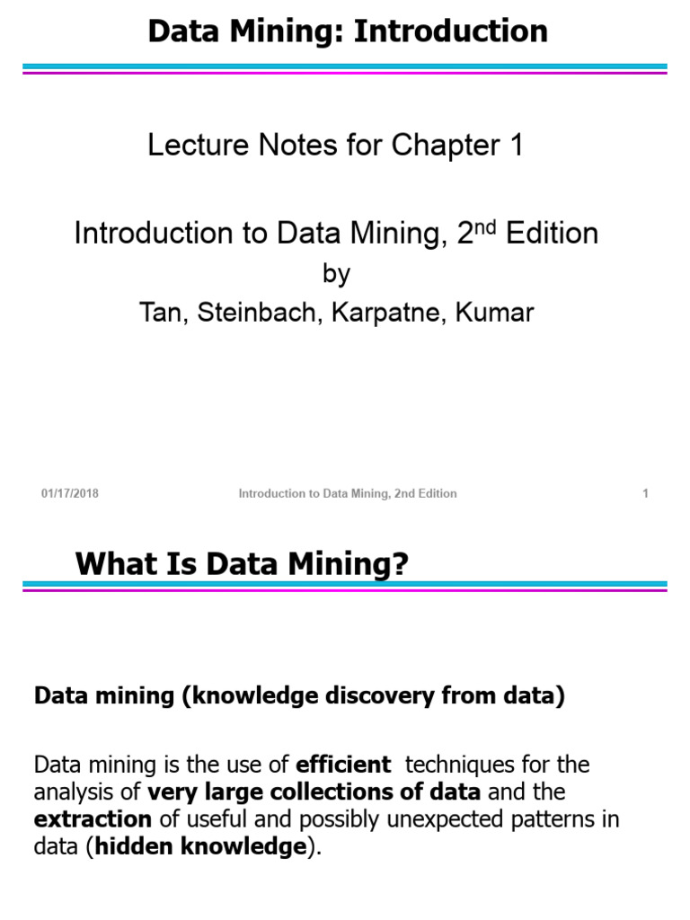 Introduction to Data Mining Concepts | PDF | Data Mining | Data
