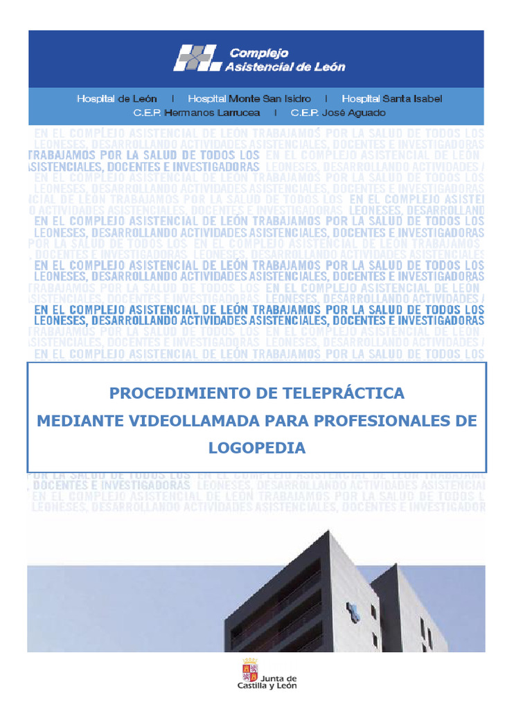 Telepráctica en Logopedia: Procedimiento | PDF | Videotelefonía ...