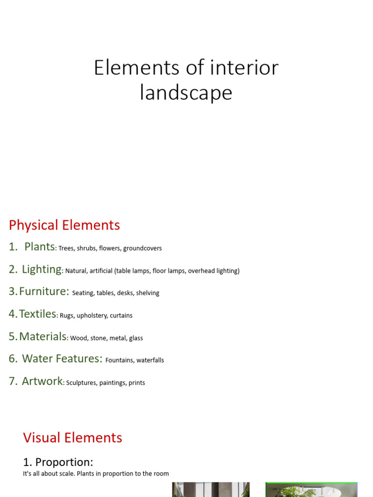 Interior Landscape Design Essentials | PDF