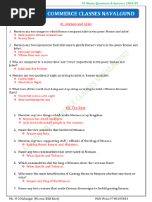 II PUC English 2marks Q&As 2024-25-1
