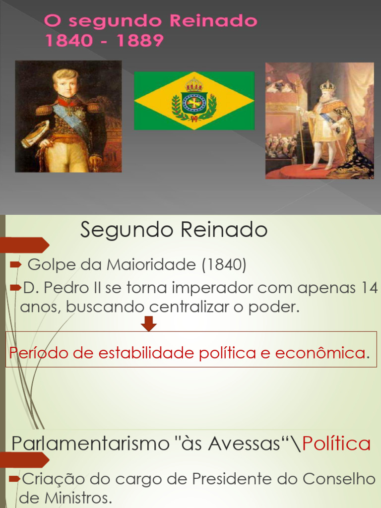 Política e Economia no Segundo Reinado | PDF | Escravidão | Brasil