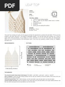 Leaf Top Pattern by TheKnitStitch en Wlaiwo