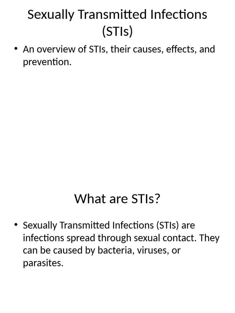 STI Awareness and Prevention Strategies | PDF