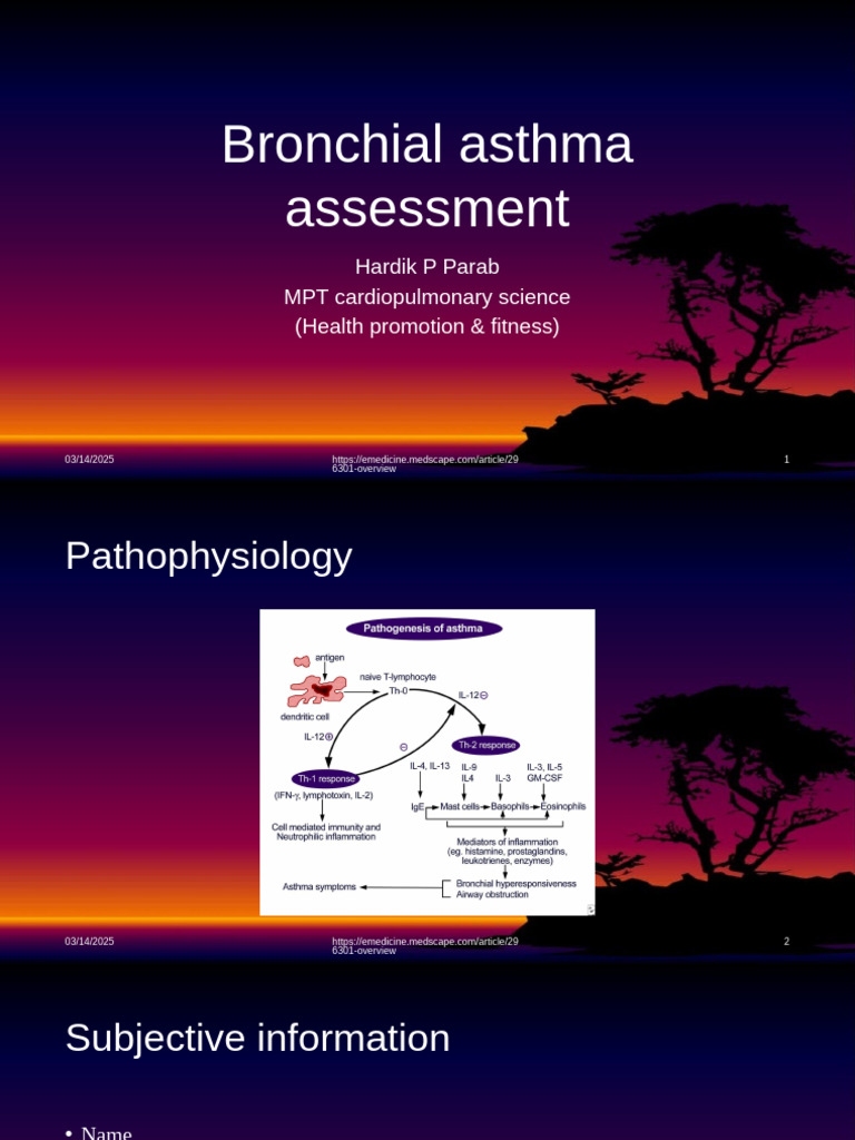 Asthma Assessment and Clinical Presentation | PDF | Asthma | Allergy