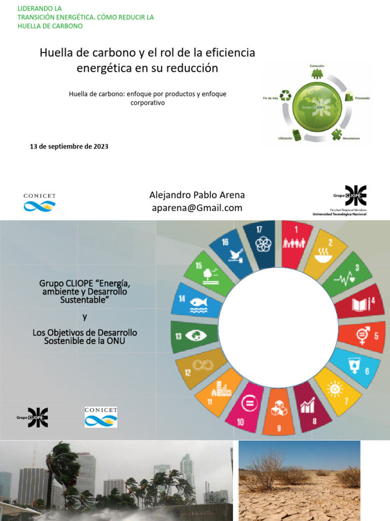 Eficiencia Energética y Huella de Carbono | PDF | Huella de carbono ...