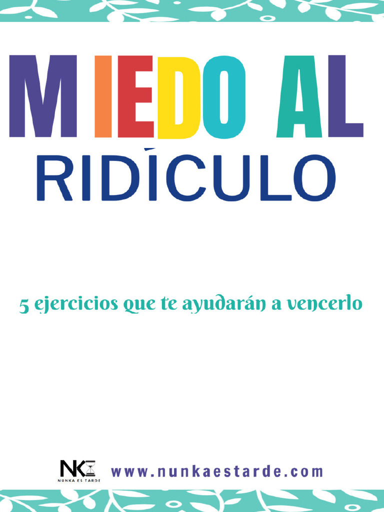 Vence el Miedo al Ridículo: 7 Ejercicios | PDF | Temor | Las emociones