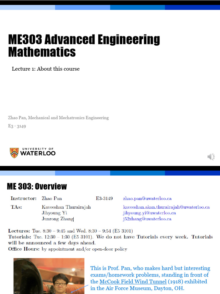 Advanced Engineering Mathematics Course Overview | PDF | Partial ...