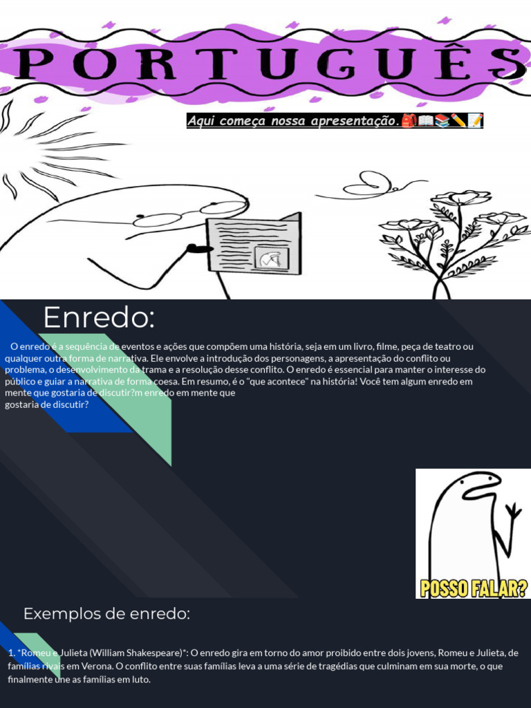 Estrutura do Enredo na Narrativa | PDF | Enredo (narrativa) | Narrativa