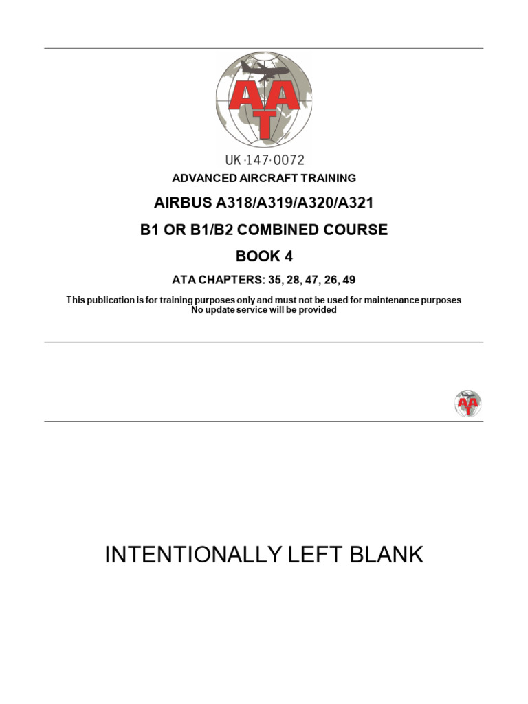 A320 B1/B2 Training Manual Overview | PDF | Aviation