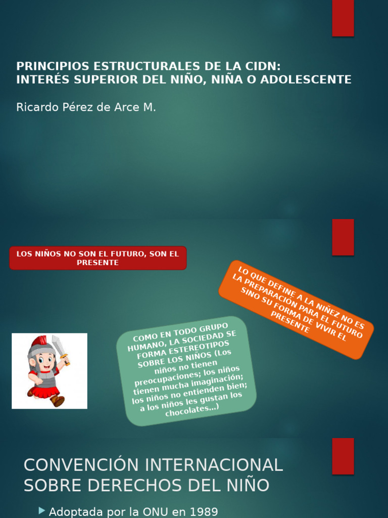 Principios de la CIDN y su Importancia | PDF | Adopción | Familia