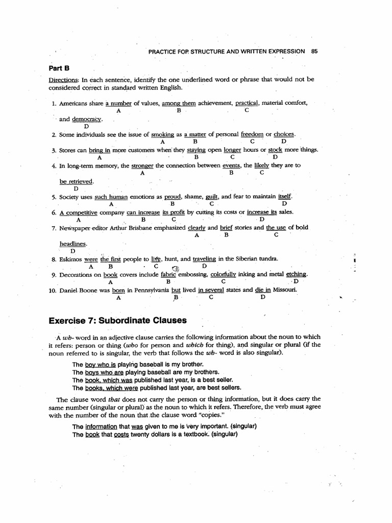 Subordinate Clauses | PDF