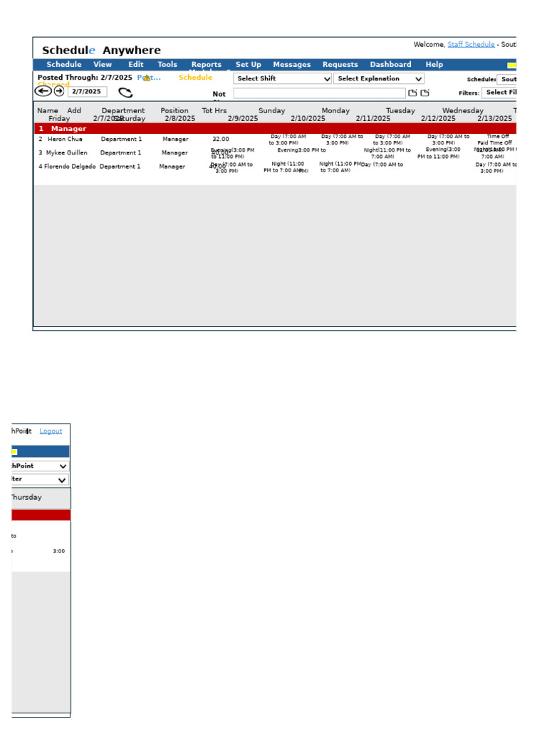 Sample Application For Scheduling | PDF