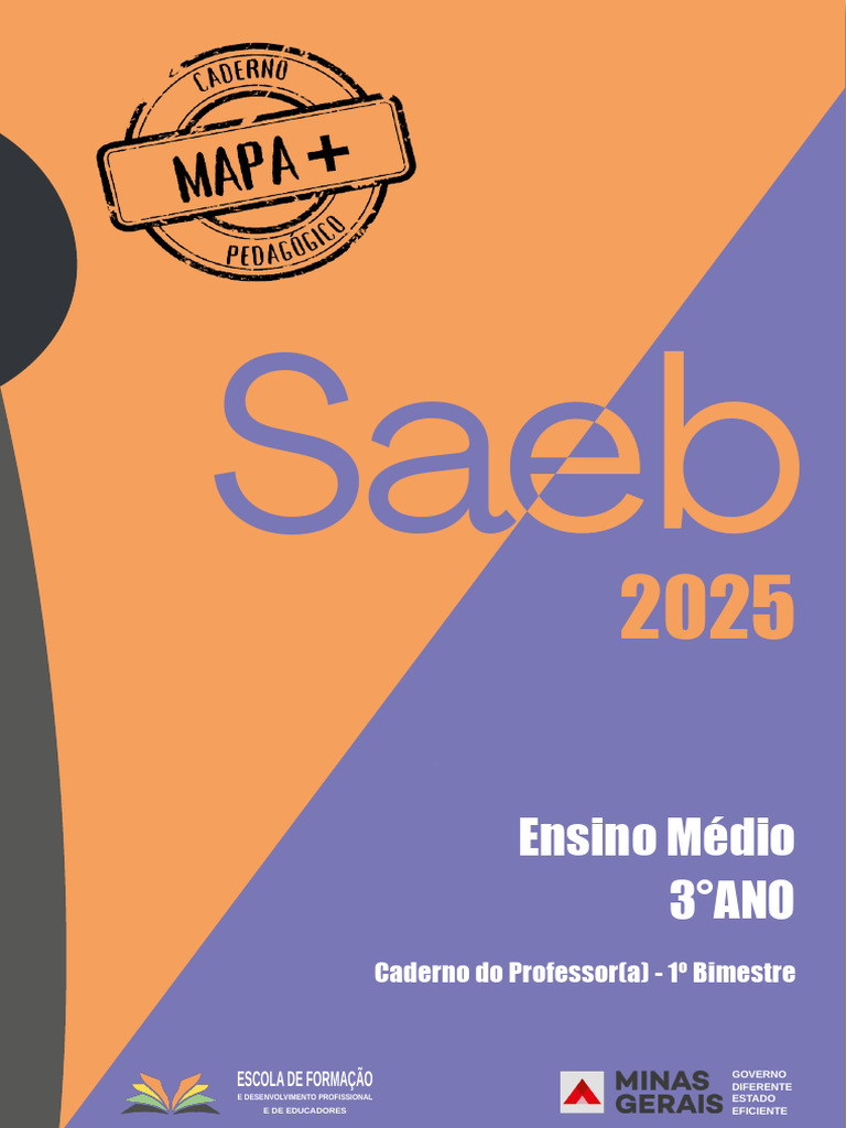 Caderno MAPA + SAEB: Ensino Médio 2025 | PDF | Pedagogia | Aprendizado