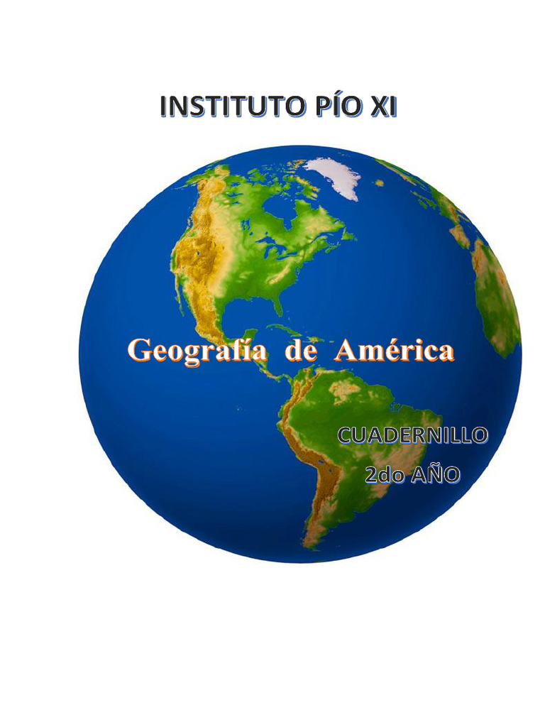 Cuadernillo de Geografia de 2do Año | PDF