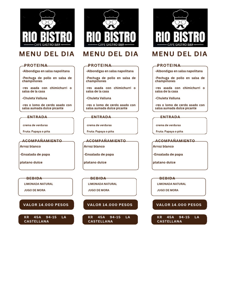 Copia de menu del dia (8) | PDF