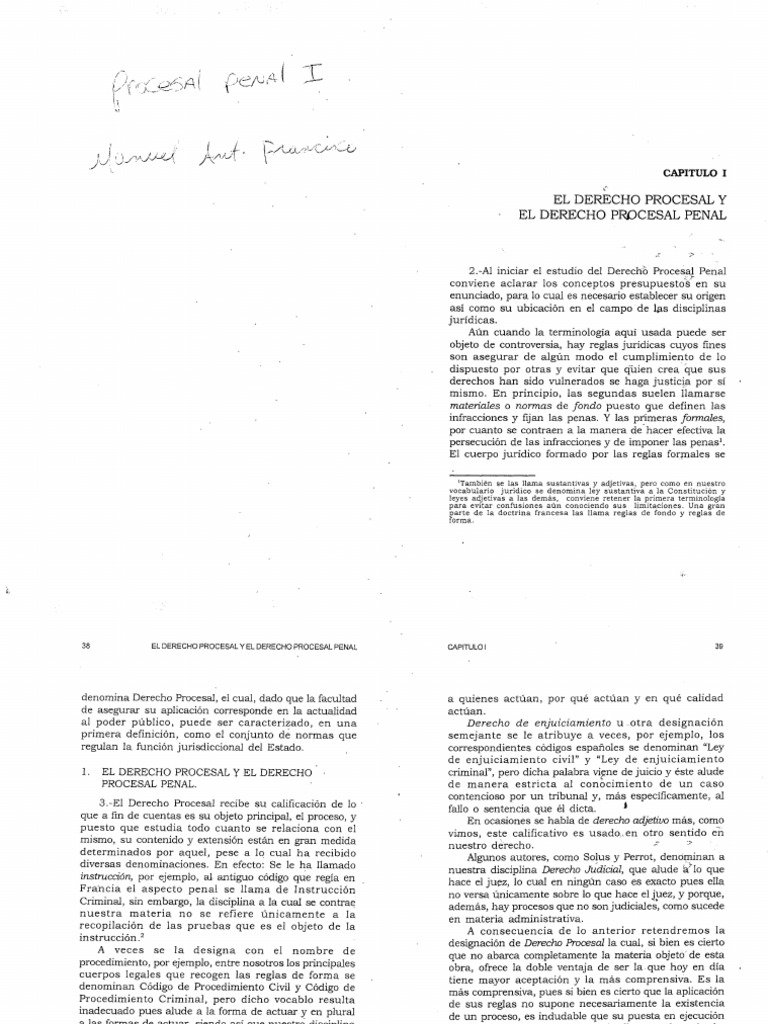Procesal Penal I | PDF