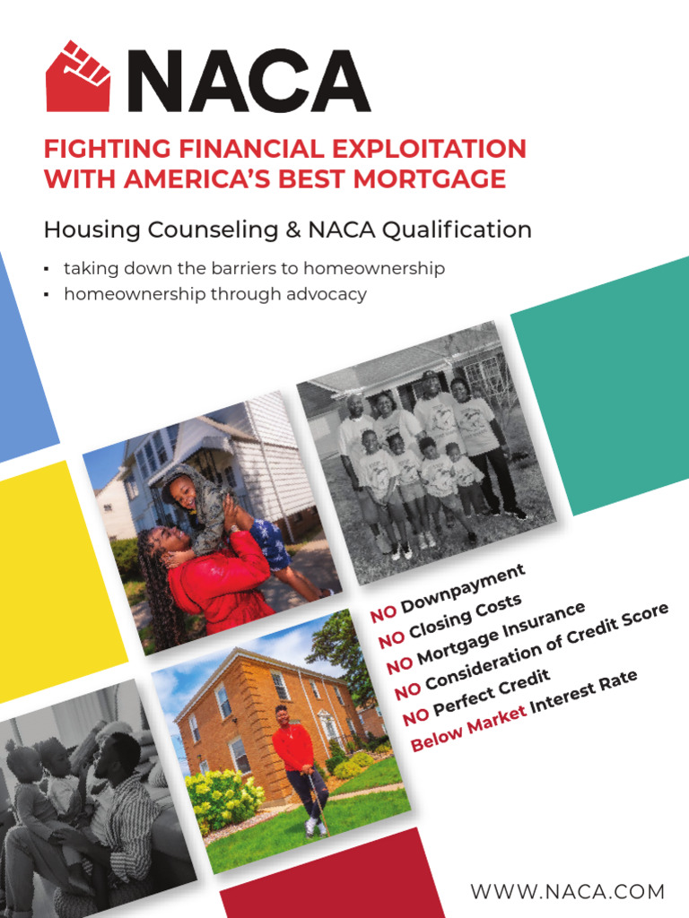 NACA Mortgage: Fight Financial Exploitation | PDF | Loans | Mortgages