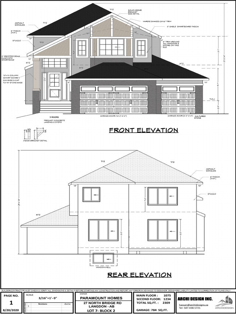 Front Elevation 27 North Bridge Sample 1 | PDF