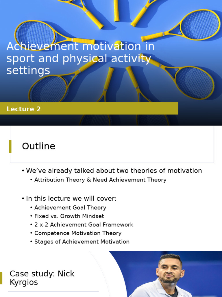 Understanding Achievement Motivation in Sports | PDF | Mindset ...