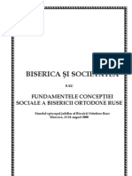 Biserica Si Societatea