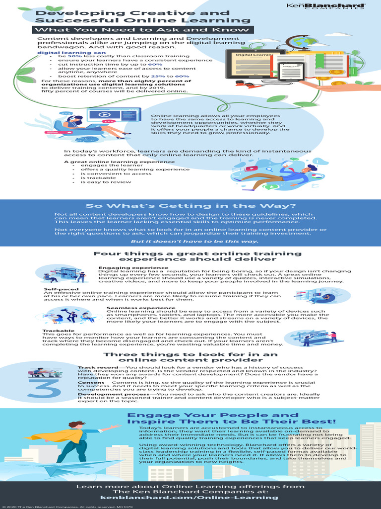 Developing and Creating Successful Online Learning | PDF | Educational ...