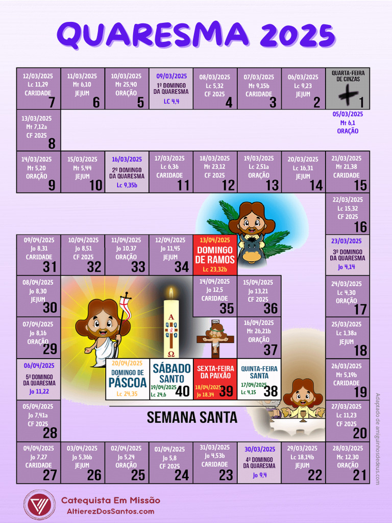 Atividades da Quaresma 2025 | PDF