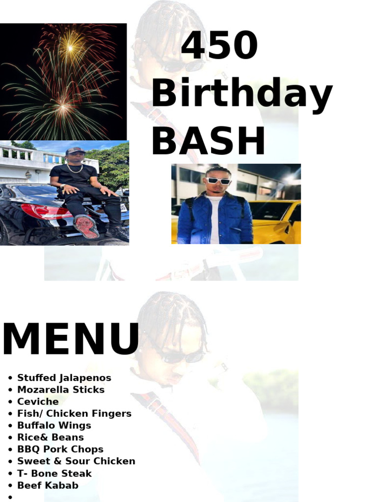 450 Birthday BASH 1 | PDF