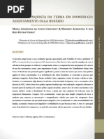 MST e a conquista da terra em Ipameri_GO assentamento Olga Benário