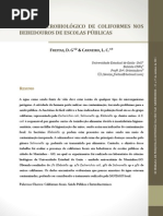 Perfil microbiológico de coliformes nos bebedouros de escolas públicas