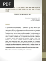 Presença de plasmídio como mecanismo de resistência antimicrobiana em bactérias ESBL