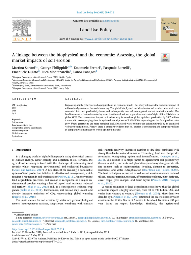 Elsevier | PDF | Agriculture | Soil Fertility