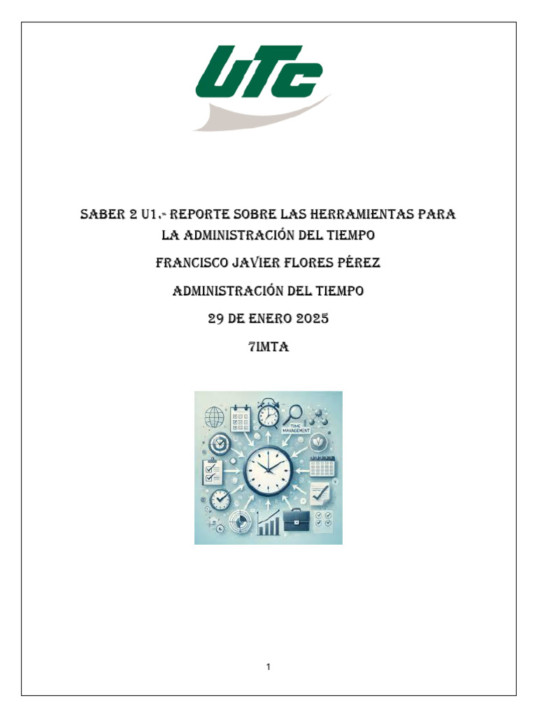 Herramientas para la Gestión del Tiempo | PDF