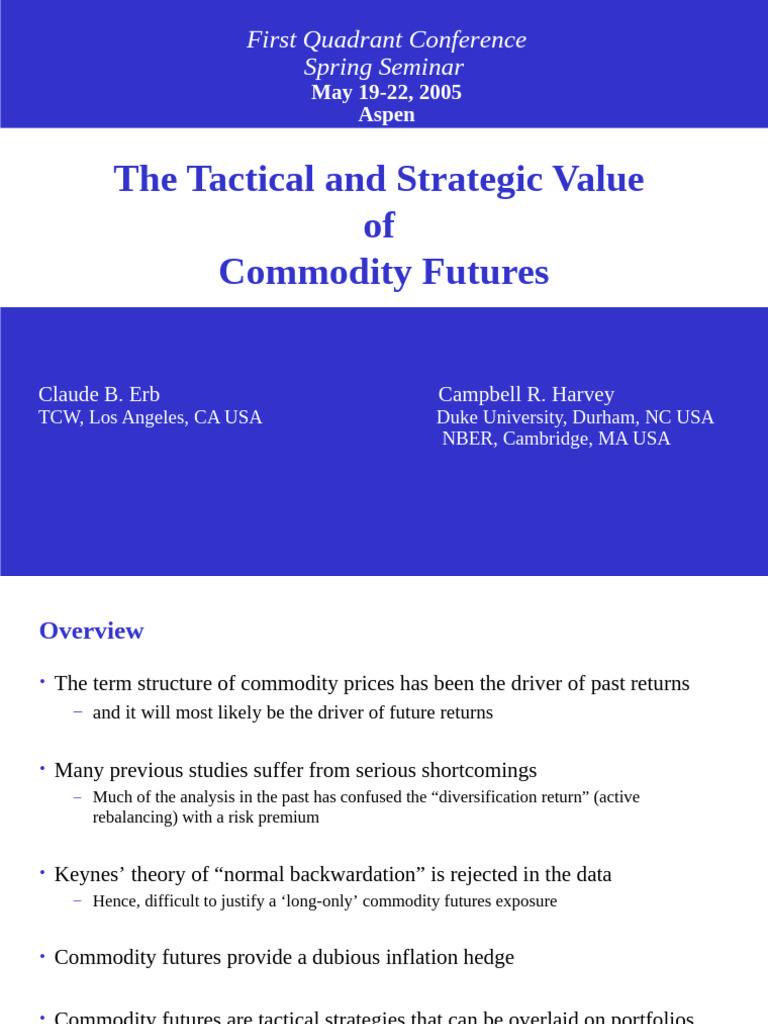 Commodity | PDF | Commodity Markets | Diversification (Finance)