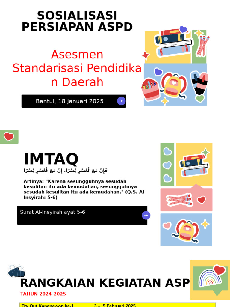 Jadwal dan Informasi ASPD 2025 | PDF