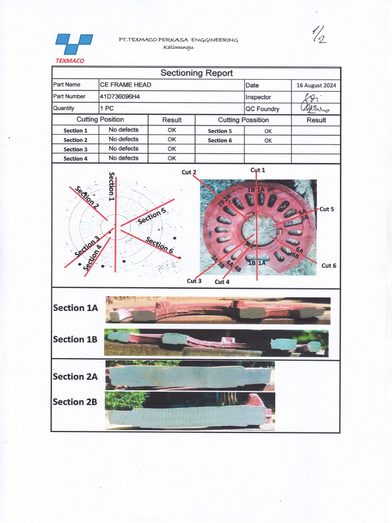 Cut Section 41D736096H4 | PDF