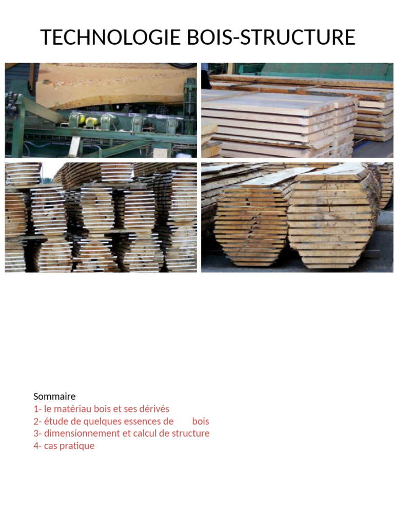 Technologie de la construction en bois | PDF