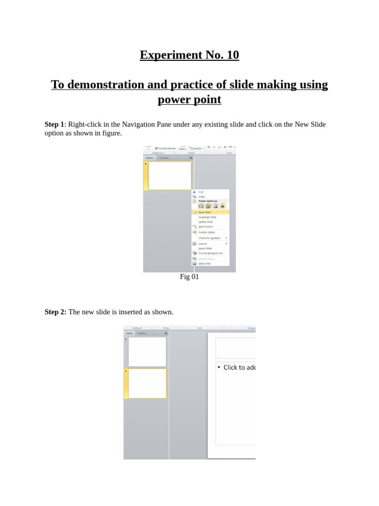 PowerPoint Slide Creation Guide | PDF