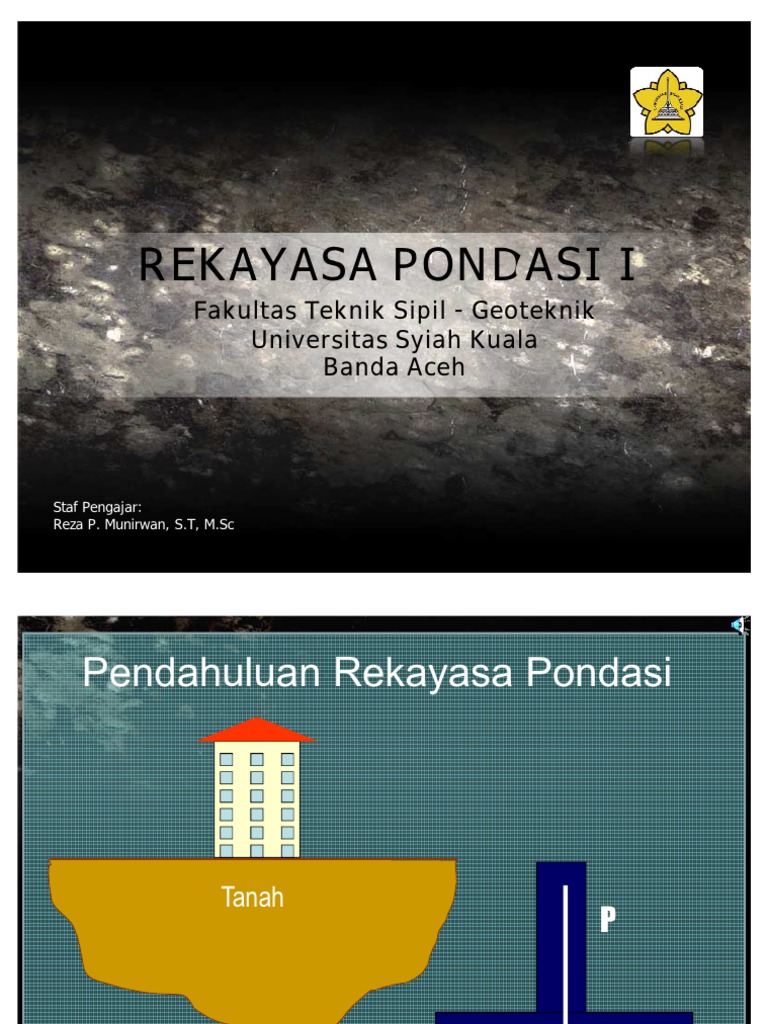Rekayasa Pondasi 1