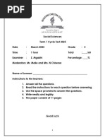 Grade 5 Geography Term 2 Worksheets | PDF | Hydrology | Physical Geography