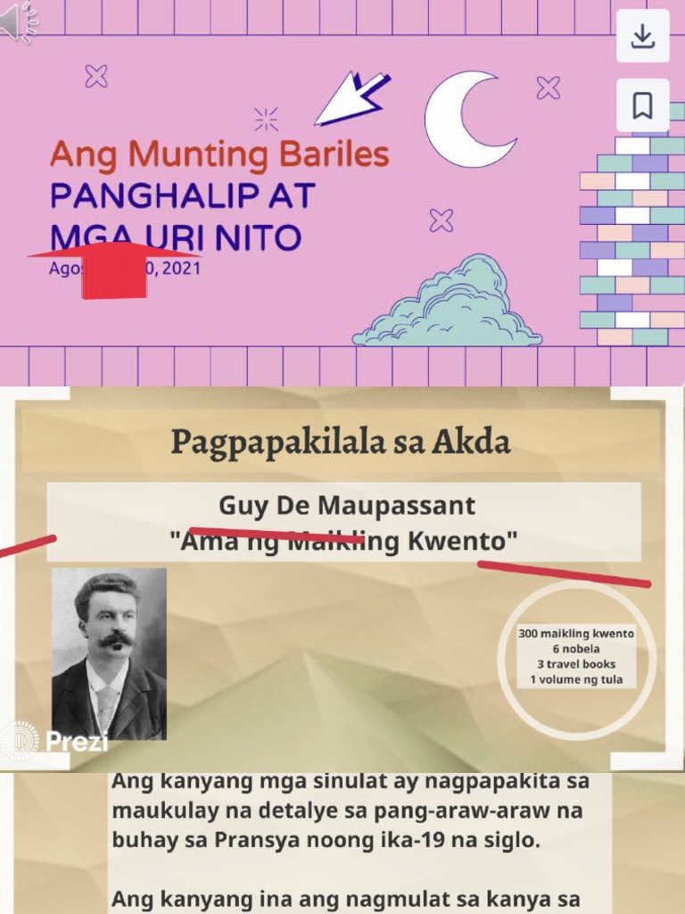 Aralin V Ang Munting Bariles | PDF