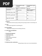 Entry and Exit of Micro Lab Sop | PDF | Clothing | Nature