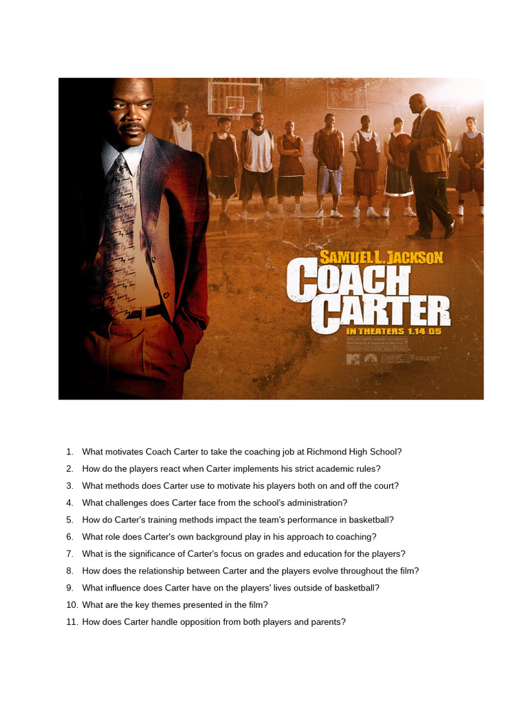 Coach Carter: Themes and Impact Analysis | PDF