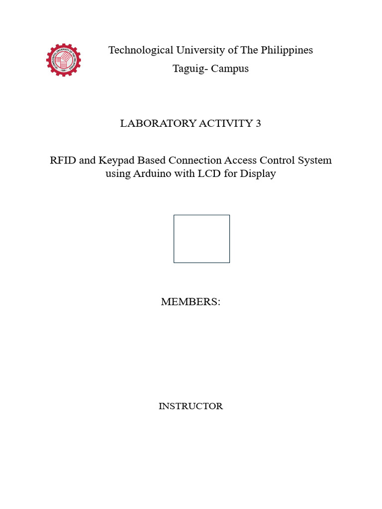 RFID and Keypad Based Connection Access Control System Using Arduino ...