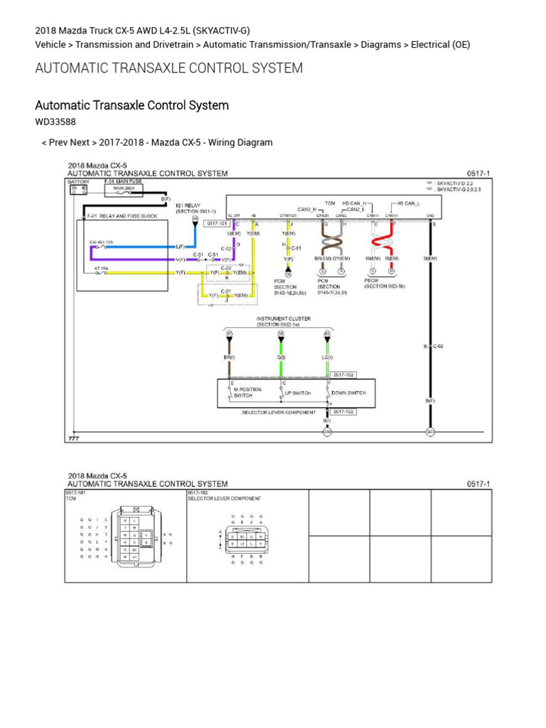 Automatic Transaxle Control System (Automatic Transmission - Transaxle ...