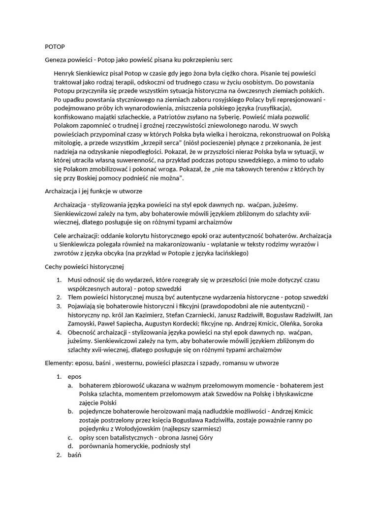 Potop | PDF